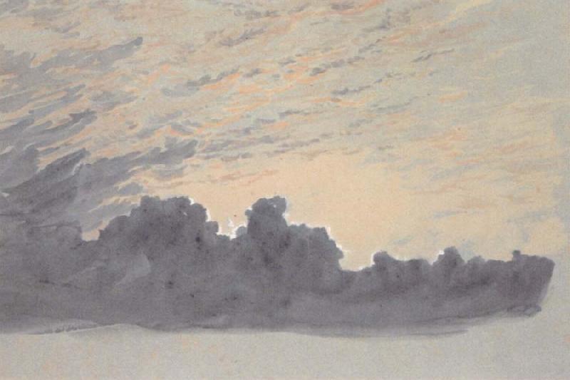Conrad Martens Cloud study Germany oil painting art
